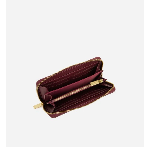Brandon Blackwood Lynn Burgundy Leather Wallet - Picture 4 of 7